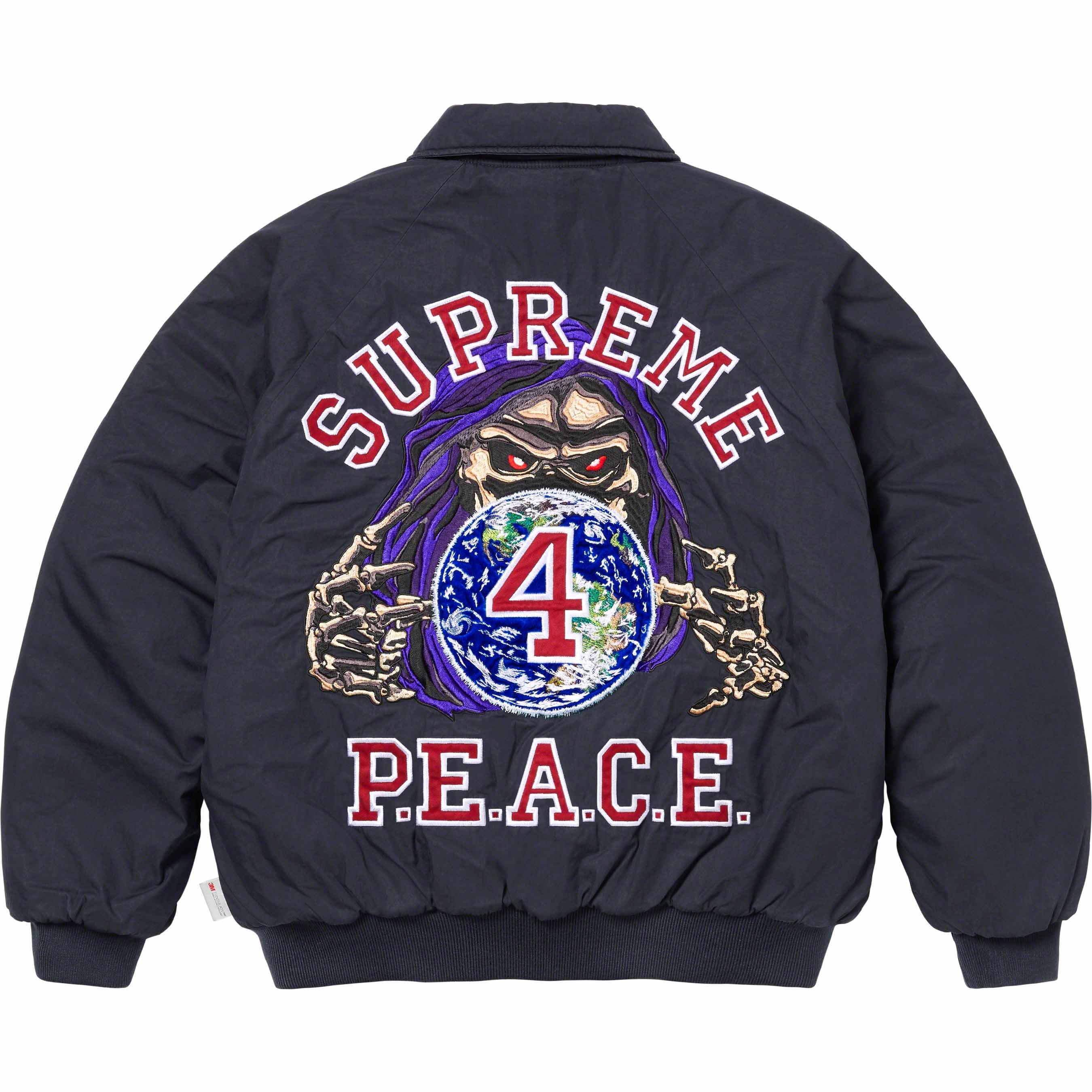 Peace Embroidered Work Jacket view 14